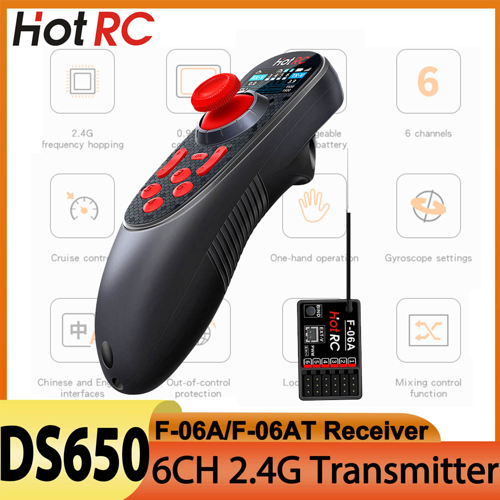 Joystick Rc Drone - HOTRC DS650 DS-650 6CH télécommande 2.4G