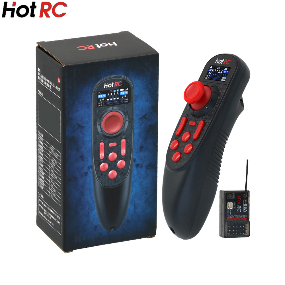 Joystick Rc Drone - Système radio HOTRC DS-650 6CH 2.4G,