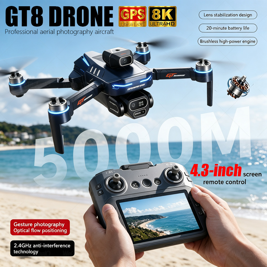 Drone E88Pro Rc 4K - NOUVEAU Drone RC GT8 HD 4K