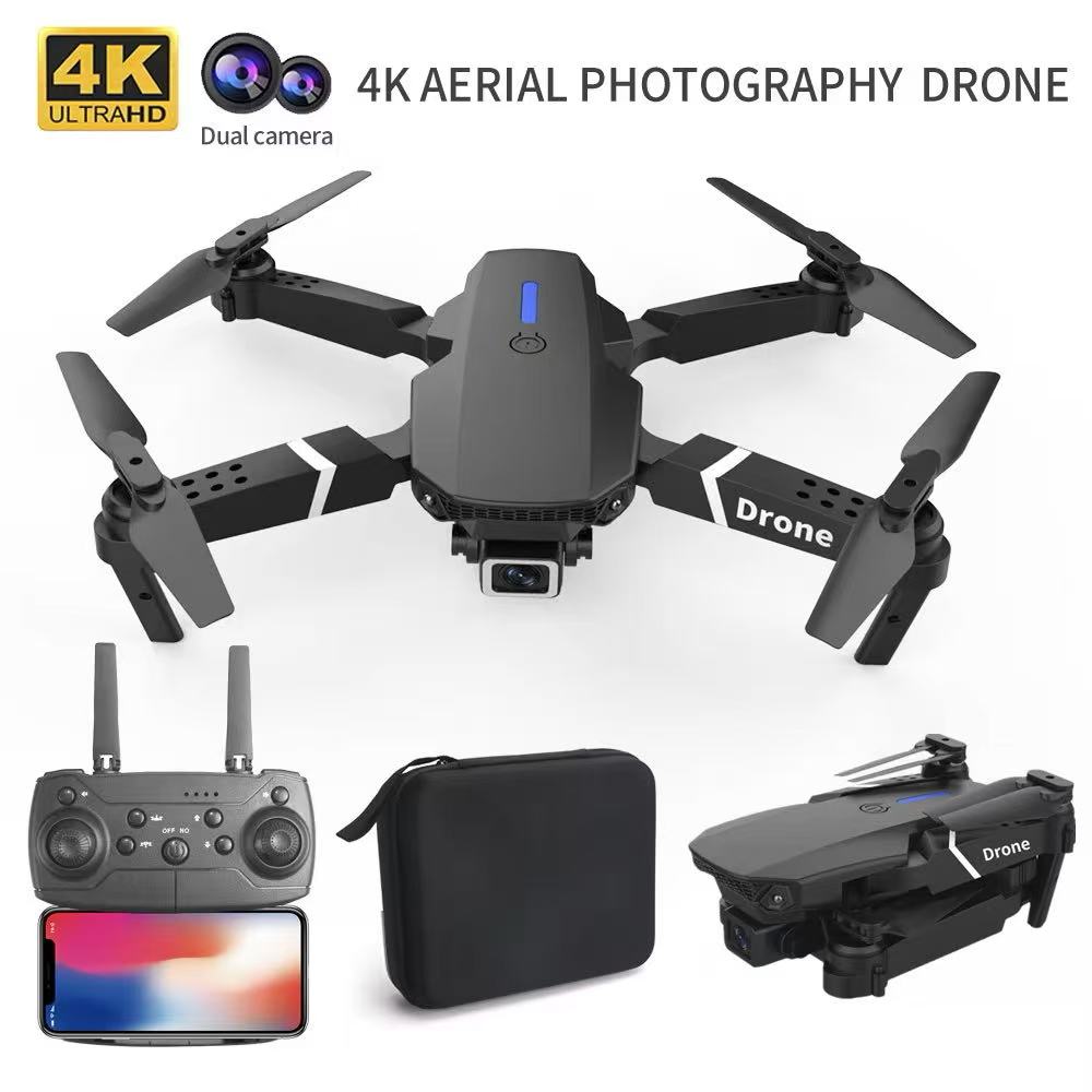 Drone E88Pro Rc 4K - Drone professionnel E88 4k, caméra HD