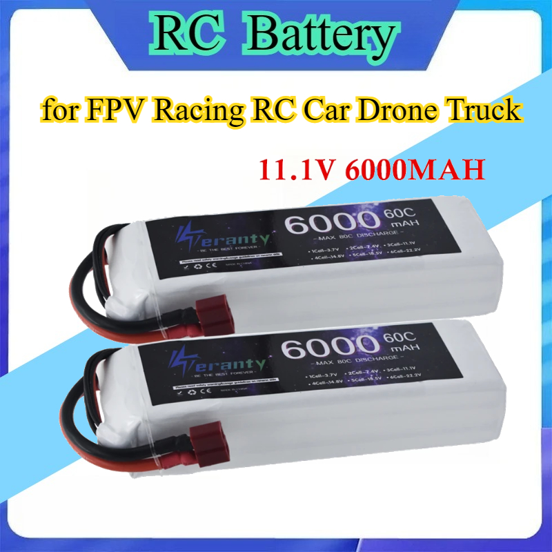 Drone Rc Truck - Batterie Lipo Softcase 3S 11.1V 6000mAh
