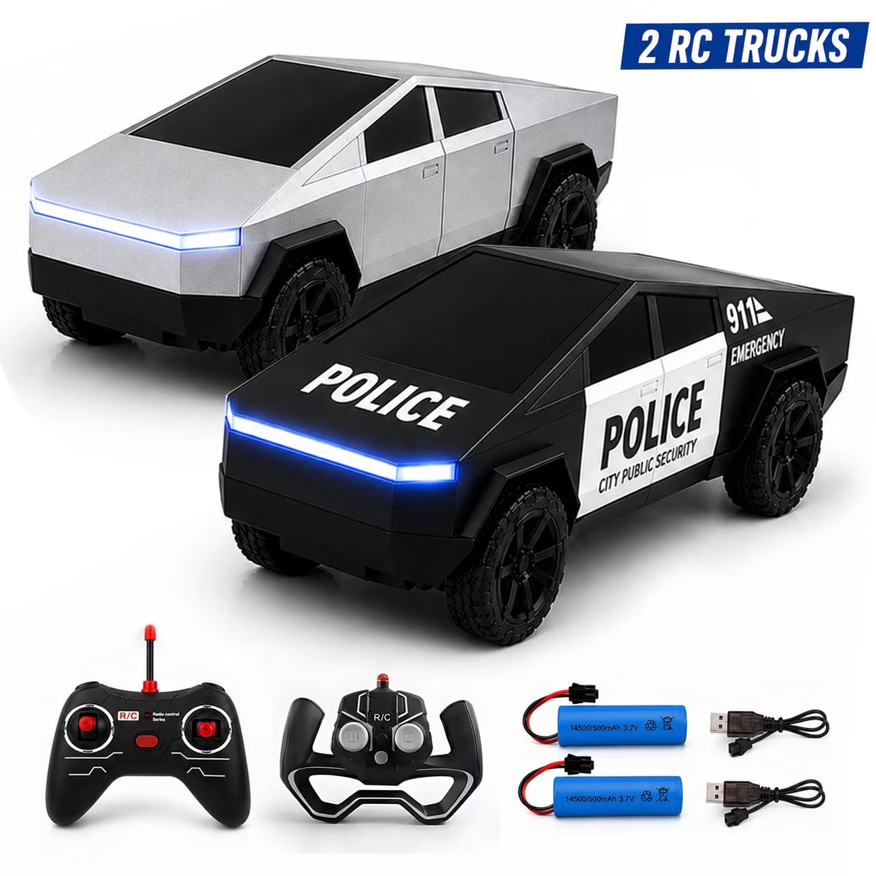 Drone Lidi Rc - Lot de 2 Jouets Cyber Truck