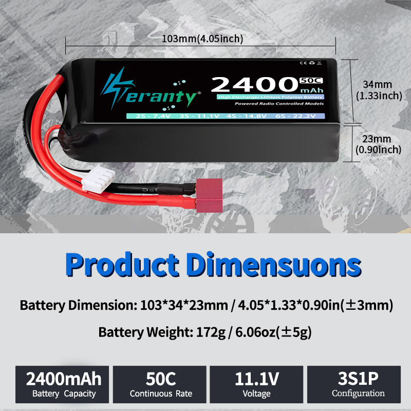 Batterie Lipo TERANTY 3S 2200/ - Drone Rc Truck avis et prix