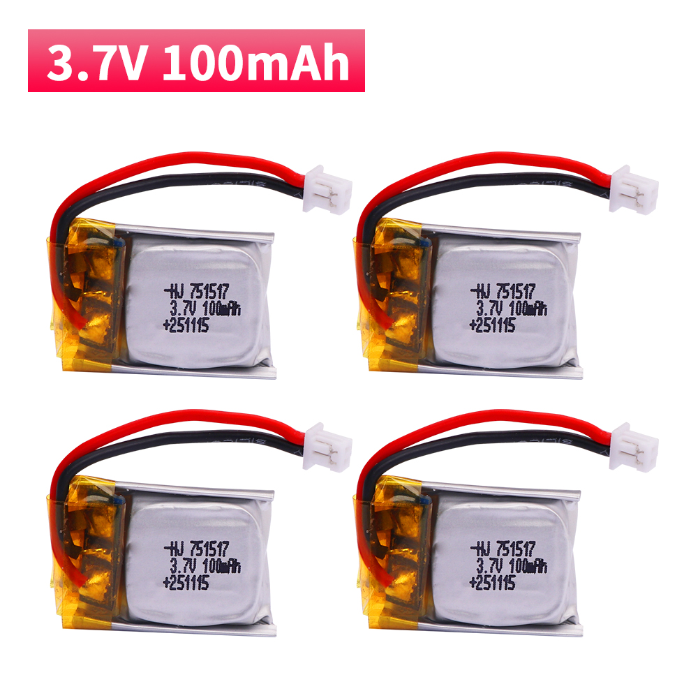 100 mah 3.7 V Lipo batterie FQ - Drone Fq777 Rc Quadcopter avis et prix