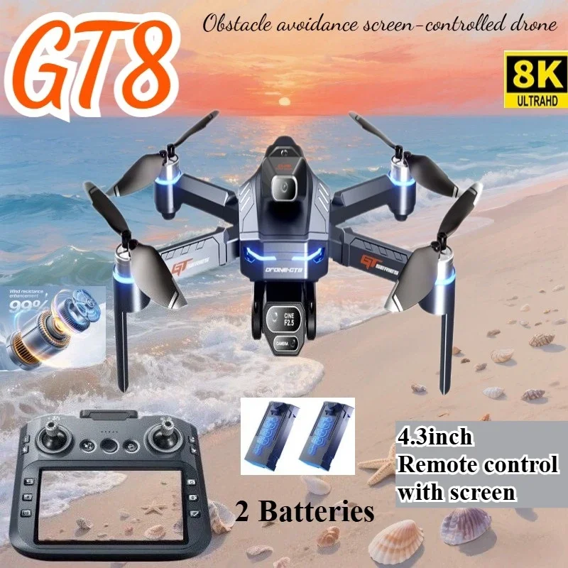 Drone 4K HD GT8 caméra éviteme - Drone E88Pro Rc 4K avis et prix