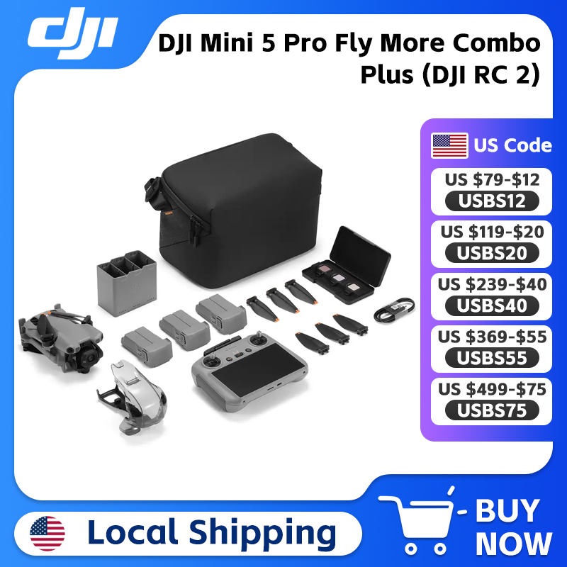 DJI Mini 5 Pro Fly More Combo  - Drone Dji Rc Mini 3 Pro avis et prix