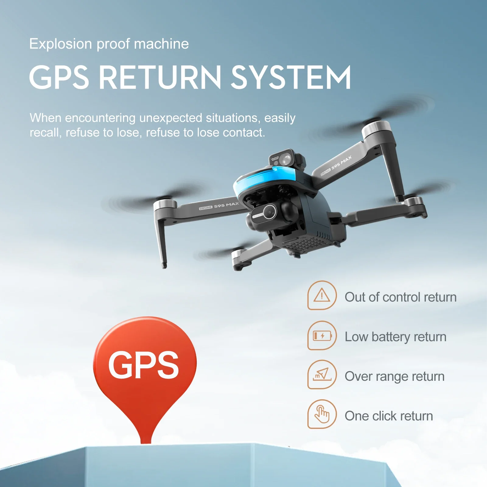 Nouveau S9S MAX MINI Drone 4K  - Drone E88Pro Rc 4K avis et prix