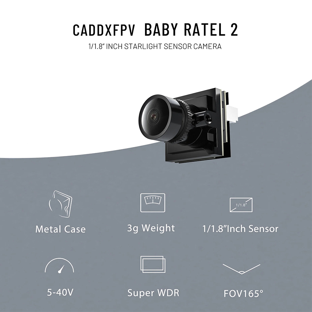 CADDX Micro Caméra FPV Ratel 2 - Caddx Fpv Camera avis et prix