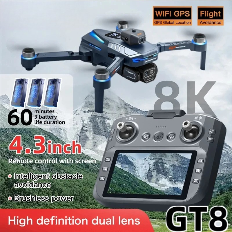 Drone GT8 original 8K professi - Drone E88Pro Rc 4K avis et prix