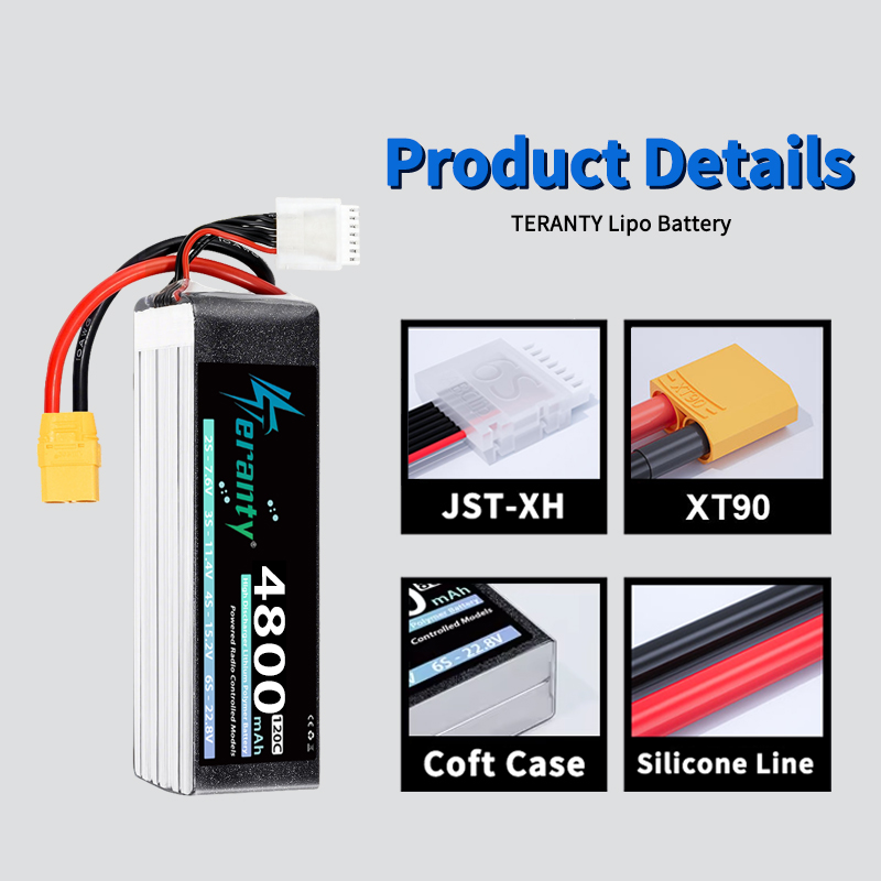 Batterie Lipo TERANTY 6S 4800m - Drone Rc Board avis et prix