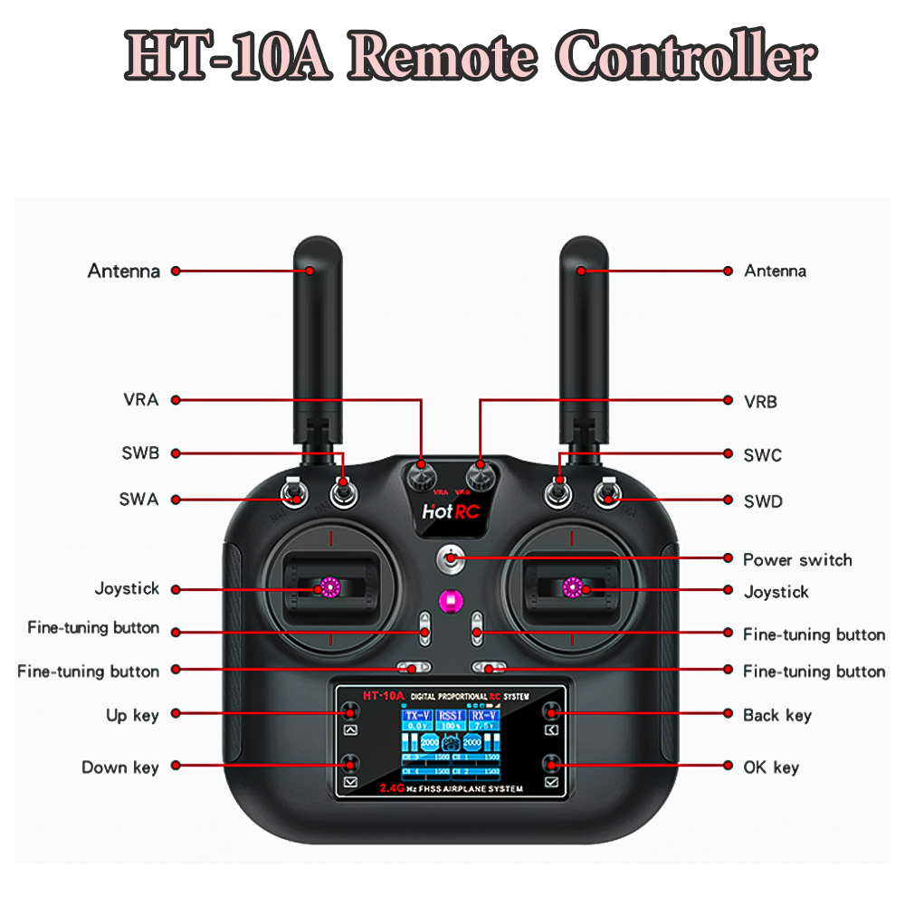 Hotrc Hot RC HT-10A HT10A 2.4G - Drone Rc2 avis et prix