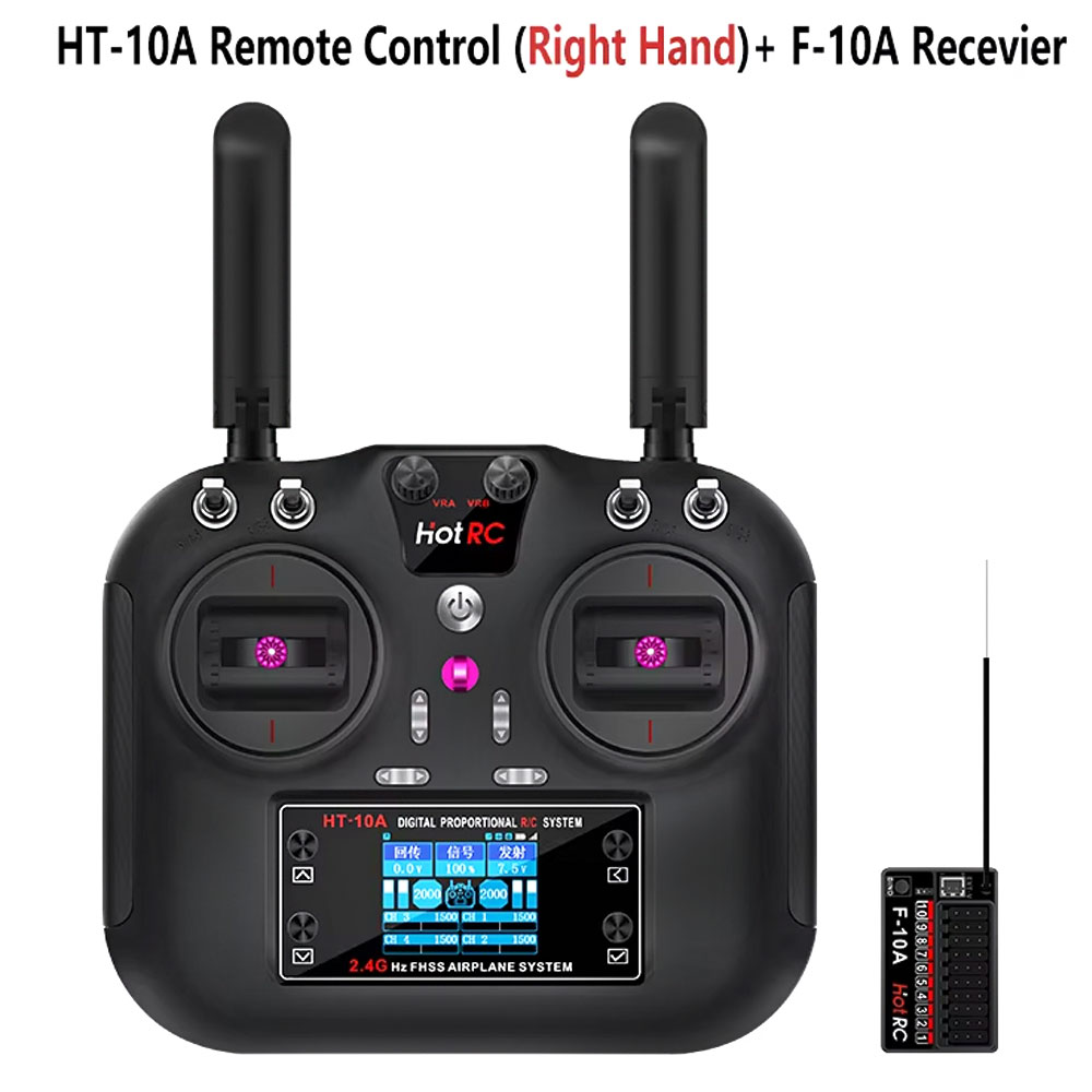 Émetteur Hotrc HT-10A 2.4G 10C - Drone Rc2 avis et prix