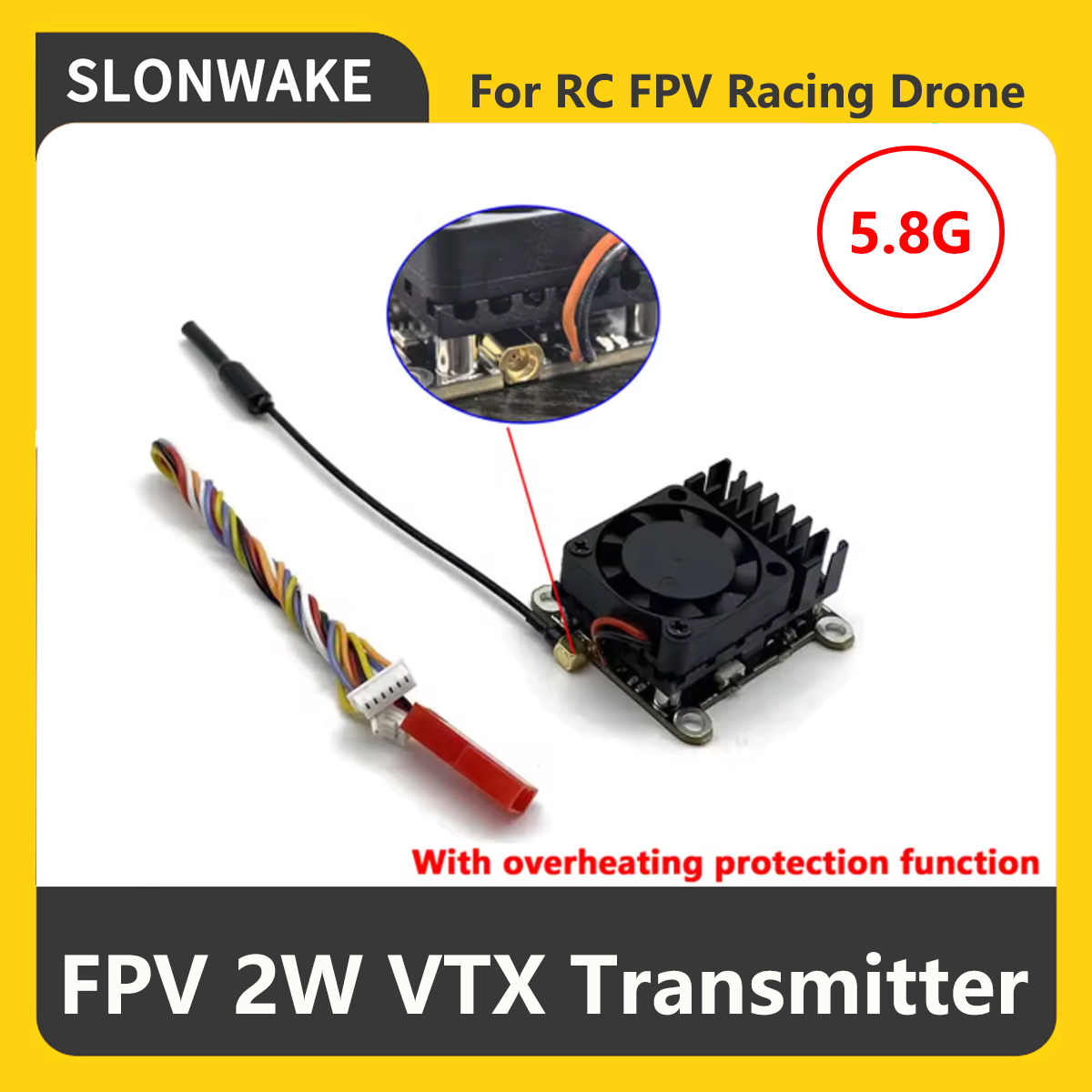 Transmetteur FPV VTX SLONWAKE  - Drone Rc Controller And Receiver avis et prix