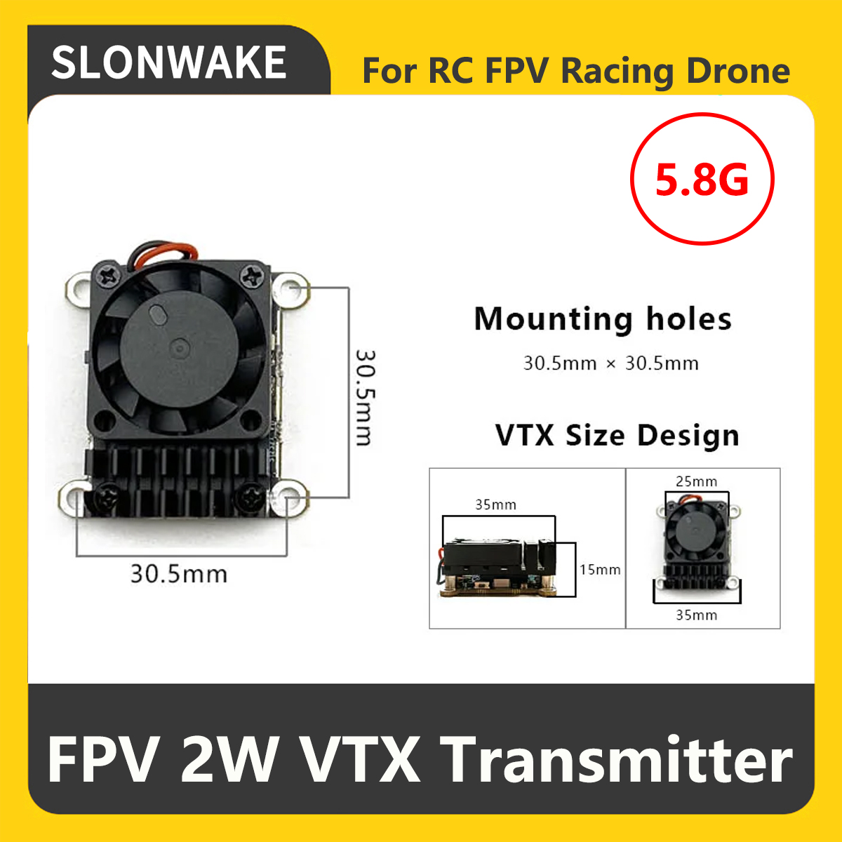 Transmetteur FPV VTX SLONWAKE  - Drone Rc Controller And Receiver avis et prix