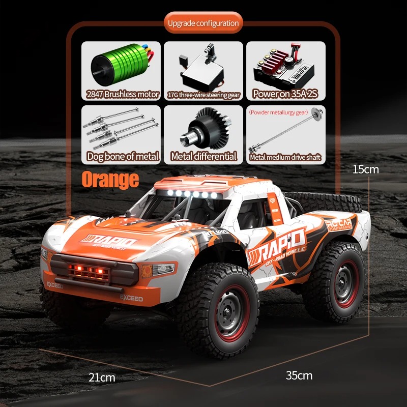 JJRC Q130 1:16 70 KM/H 4WD voi - Drone Bike Rc avis et prix