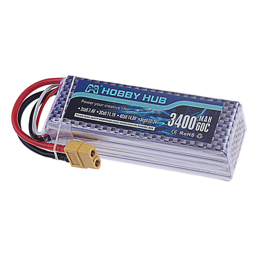 Batterie Lipo 3S 11.1V 3400mAh - Drone Rc Truck avis et prix