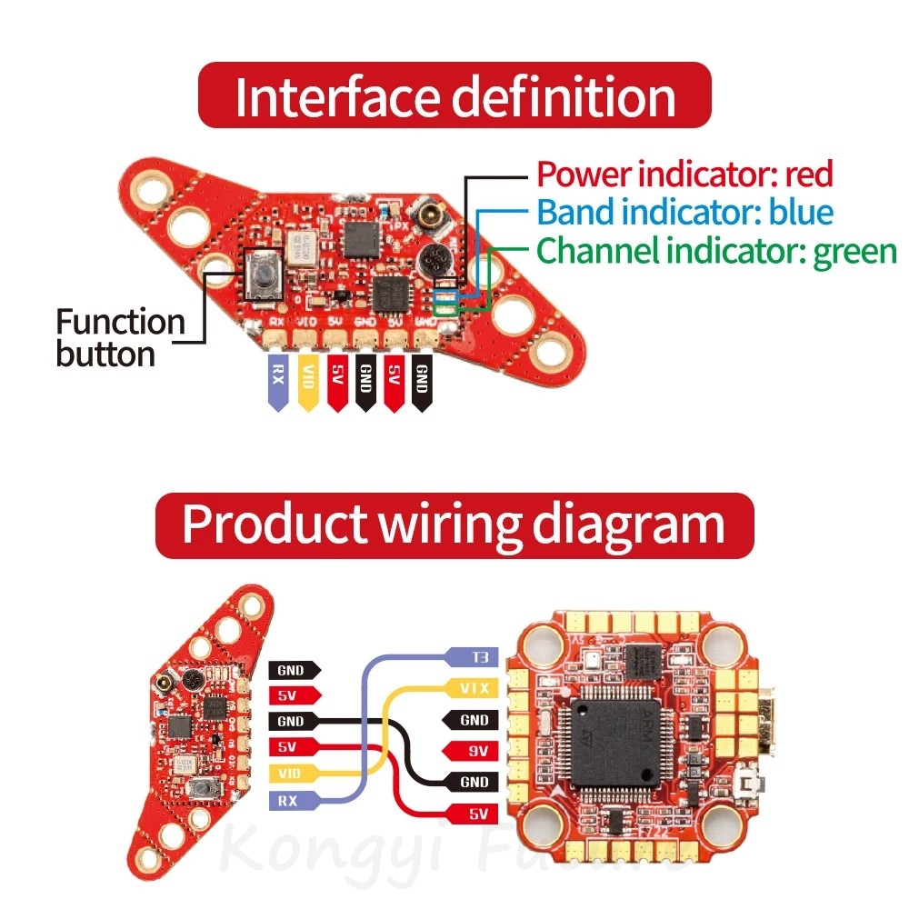 HGLRC Zeus Nano VTX 5.8G 350mW - Joystick Rc Drone avis et prix