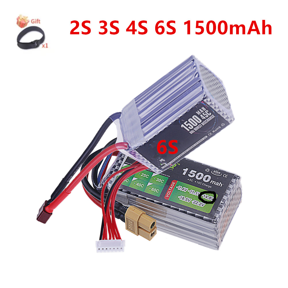 Batterie Lipo 2S 3S 4S 6S 1500 - Drone Rc Truck avis et prix
