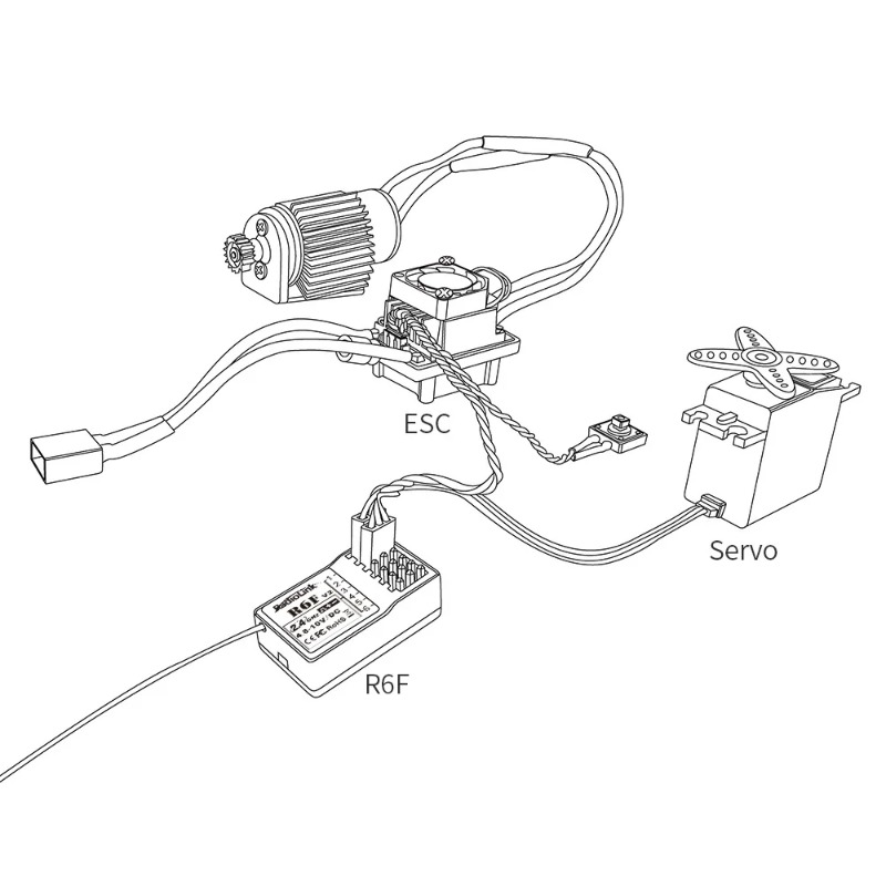 Récepteur Radiolink R6F 6 cana - Joystick Rc Drone avis et prix