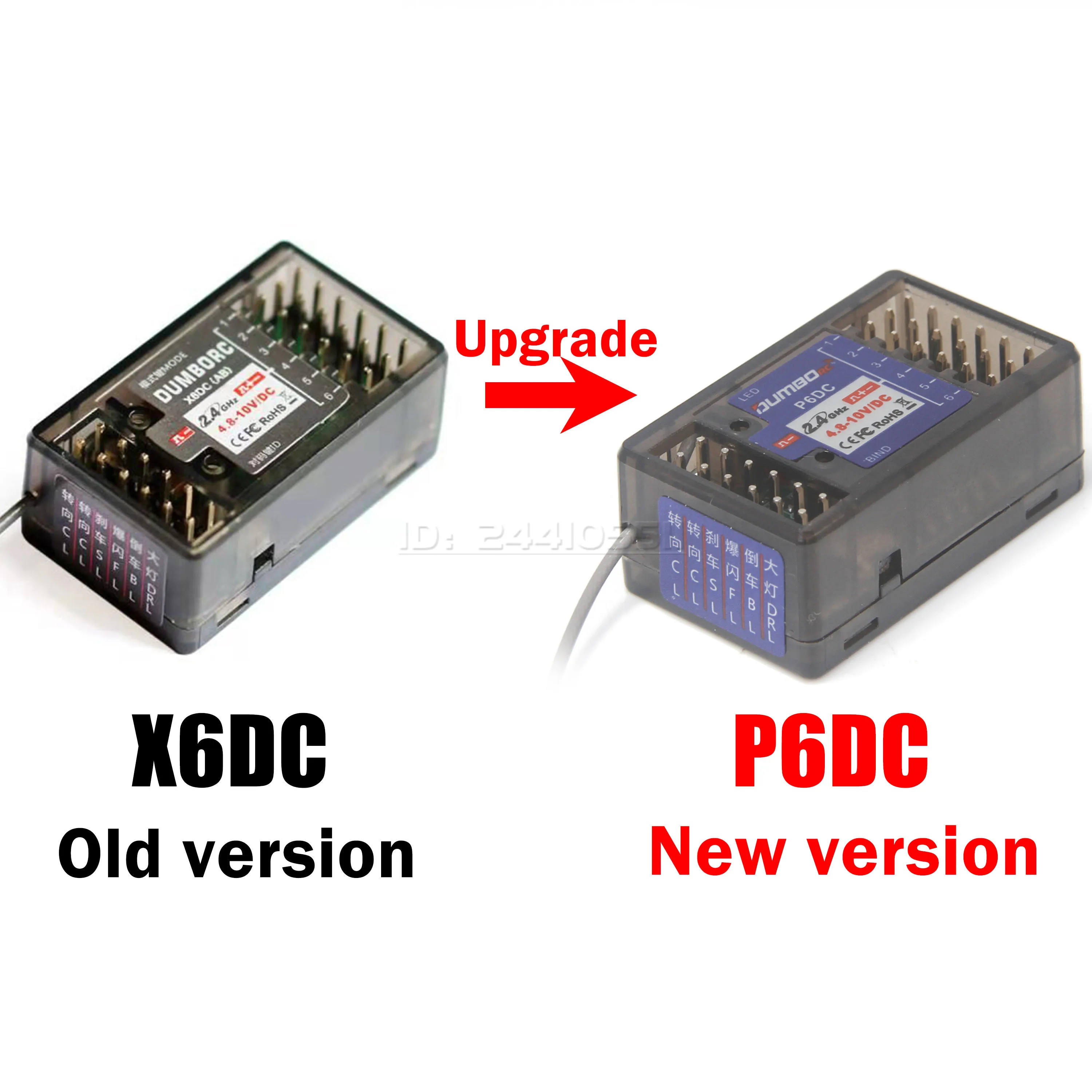 DUMBORC 6CH P6DC P6DCG récepte - Joystick Rc Drone avis et prix