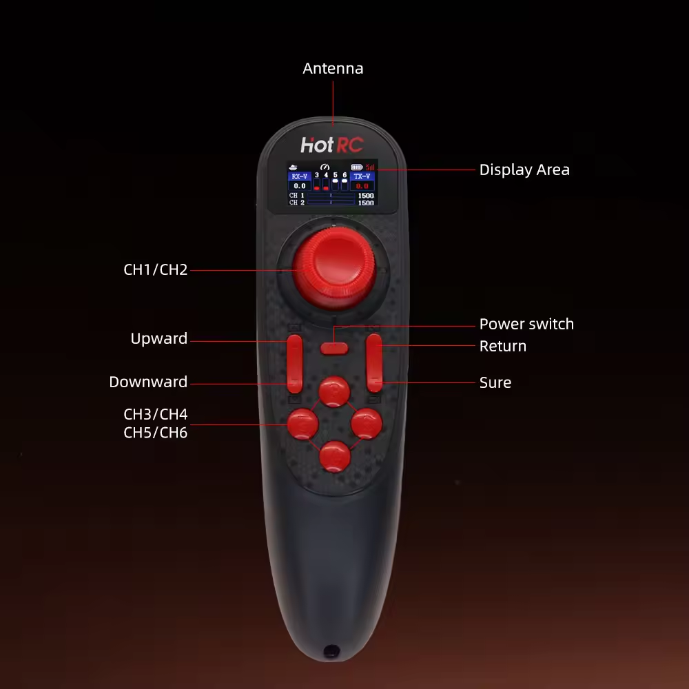 HOTRC DS-650 6CH 2.4G système  - Joystick Rc Drone avis et prix
